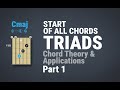Chord theory part 1  triads the start for all chords