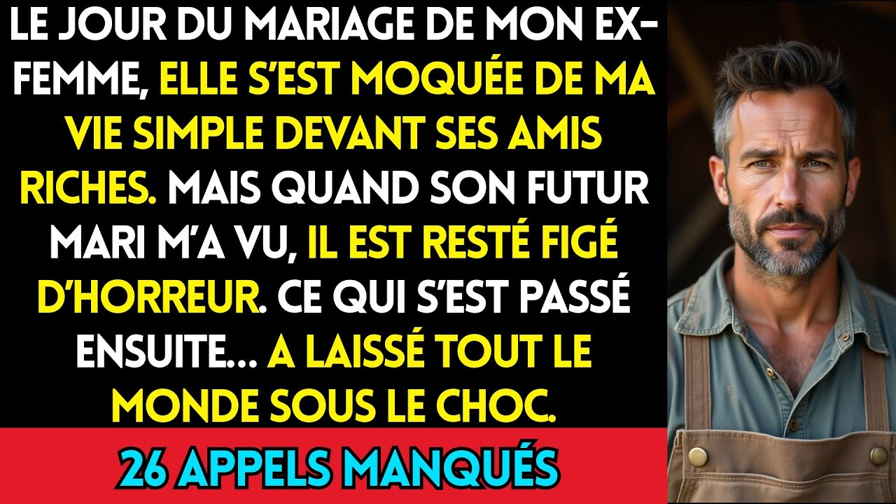 Le Jour Du Mariage De Mon Ex-Femme, Elle S’est Moquée De Ma Vie Simple Devant Ses Amis Riches… Mais