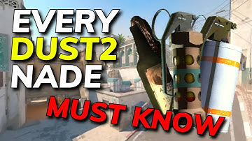 EVERY Nade You MUST KNOW T Side Dust2: The Ultimate CS2 Nades Guide
