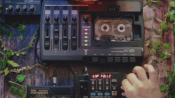 Korg Volca FM + monotron DELAY + Tape Machine | Halloween Synth Jam