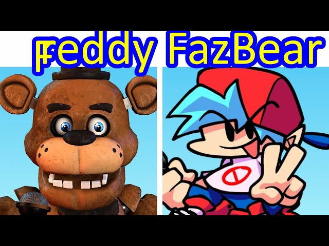 Banana developer published FNF TEST FNIA mod Freddy 