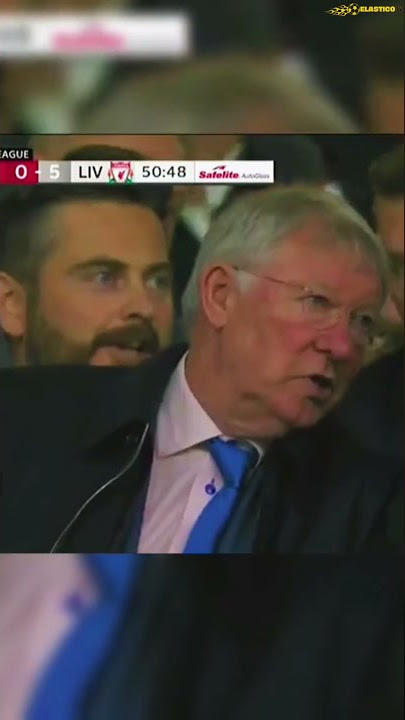 Sir Alex Ferguson's priceless reaction as Manchester United lost 5-0 to Liverpool at Old Trafford