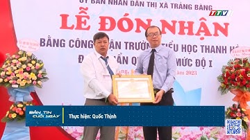 Trường Tiểu học Thanh Hòa đạt chuẩn Quốc gia mức độ 1 | TAYNINHTVDVC