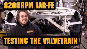 Testing the 1AR-FE to 8200RPM in the MR2 Spyder.