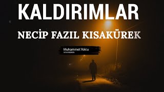 KALDIRIMLAR ŞİİRİ  | NECİP FAZIL KISAKÜREK (Sokaktayım, kimsesiz bir sokak ortasında) Resimi