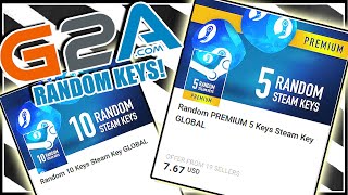 OPENING 10 RANDOM KEYS, AND 5 RANDOM PREMIUM! G2A