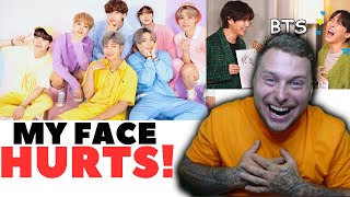 IM DEAD! LOL  FUNNY BTS MOMENTS REACTION