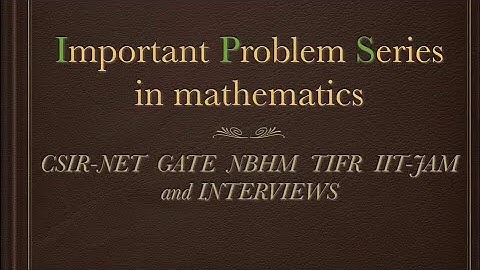 CSIR NET Mathematics | GATE | NBHM | TIFR | Interviews @Prof.SamKu_