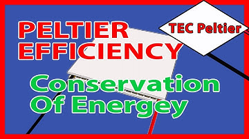 🎓 Peltiers efficiency:- Conservation of Energy. Part1