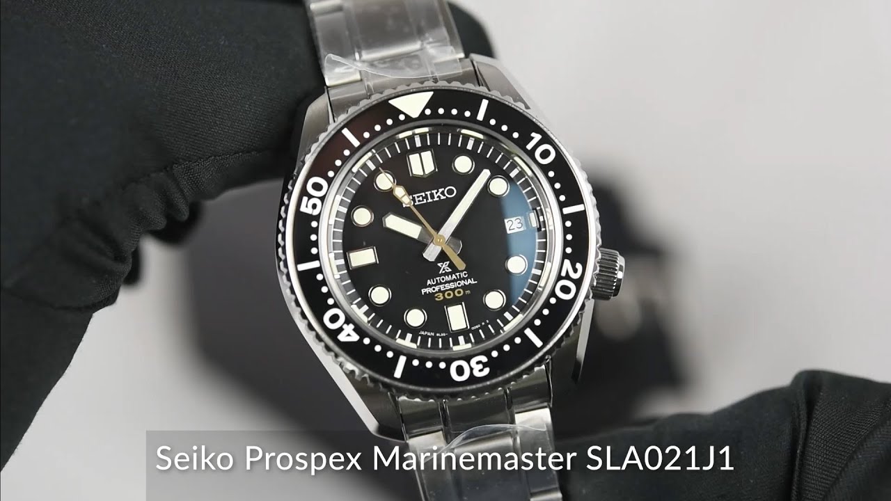 Seiko Prospex Marinemaster SLA021J1 - YouTube