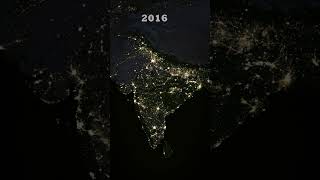 India's Night Transformation: 2012 to 2016 #nasa #map #india screenshot 3