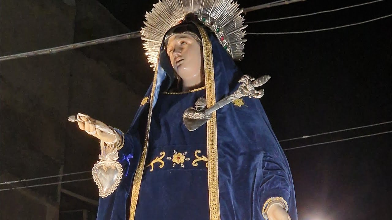 ASPRA (PA) - PROCESSIONE DI MARIA SS. ADDOLORATA (4K) 15/09/2025 (1/2 PARTE)