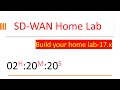 How to build cisco sdwan home lab