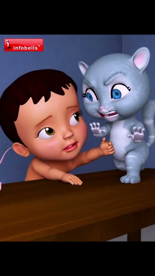 বিড়াল এবং ইঁদুর খেলা - Cat and Mouse Chase | Bengali Nursery Rhymes | Infobells #bengalirhymes