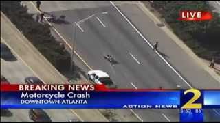 Motorcycle Crash Affects I 20 West Traffic   www wsbtv com
