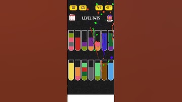 Water sort puzzle - Level 3435 #puzzle #games #level #gaming #watersortpuzzle #gameplay #solution