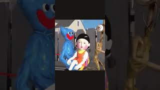 Granny Vs Huggy Wuggy Catch Squid Game Baby - Nick And Tani Bravely Save Children