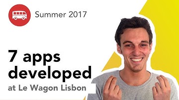 7 apps developed at Le Wagon Lisbon - Batch#86