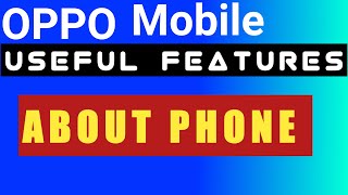 How to See Your IMEI Number & About Phone in Your OPPO Mobile in Tamil | Oppo Mobile Features