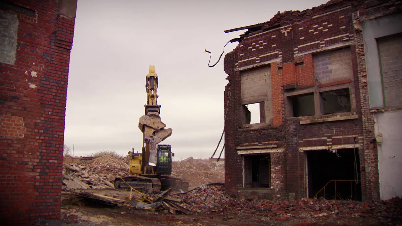 caterpillar stock price Koparka Cat® 336F Straight Boom burzy stary budynek