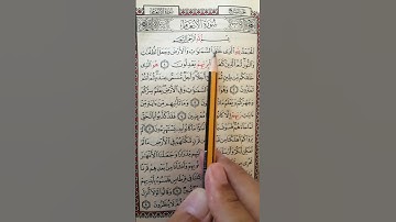 تعليم سورة الأنعام من 1 إلى 4
