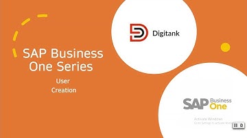 SAP Business One : User Creation
