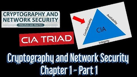 Cryptography and Network Security Unit 1 | Part 1 - Syllabus discussion - Basic Keywords - CIA Triad