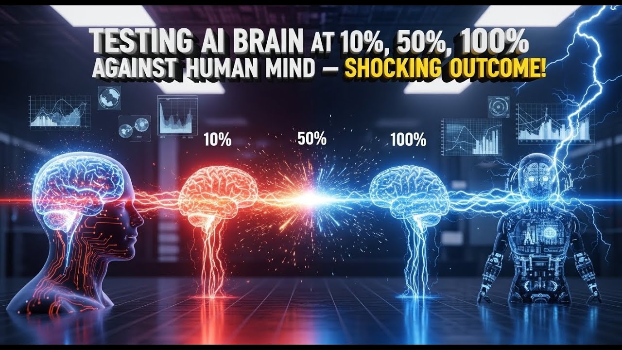 Testing AI Brain at 10%, 50%, 100% Against Human Mind — Shocking ...