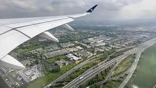 [4K] Air France Airbus A350-941 landing at Paris Charles de Gaulle Airport