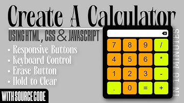 Create a Calculator Using HTML, CSS & JavaScript | In 10 Minutes | Codescriptive