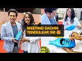 Meeting Sachin Tendulkar For First Time😍 &amp; Gifted him a bottle art made by me in just 6 hours|😱