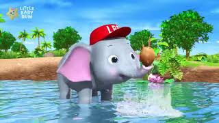 Little baby bum Elephant 🐘 cartoon #viral #elephant #littlebaby