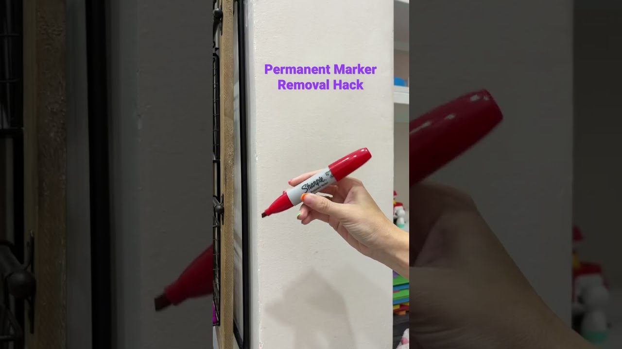 How to Remove Permanent Marker - The Happier Homemaker