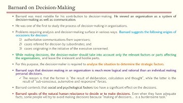2.9 (2/2) - Chester Barnard: Functions of Executive, Communication, Responsibility ... (by Ashish)