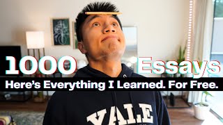 I Edited 1000 College Essays... Here's What Actually Works