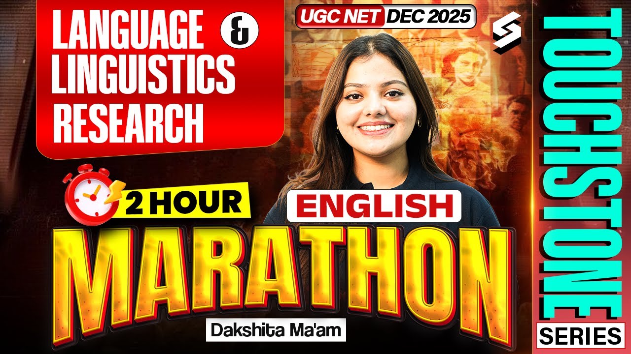 UGC NET English Literature Classes | Language & linguistics Research in English UGC NET By Dakshita