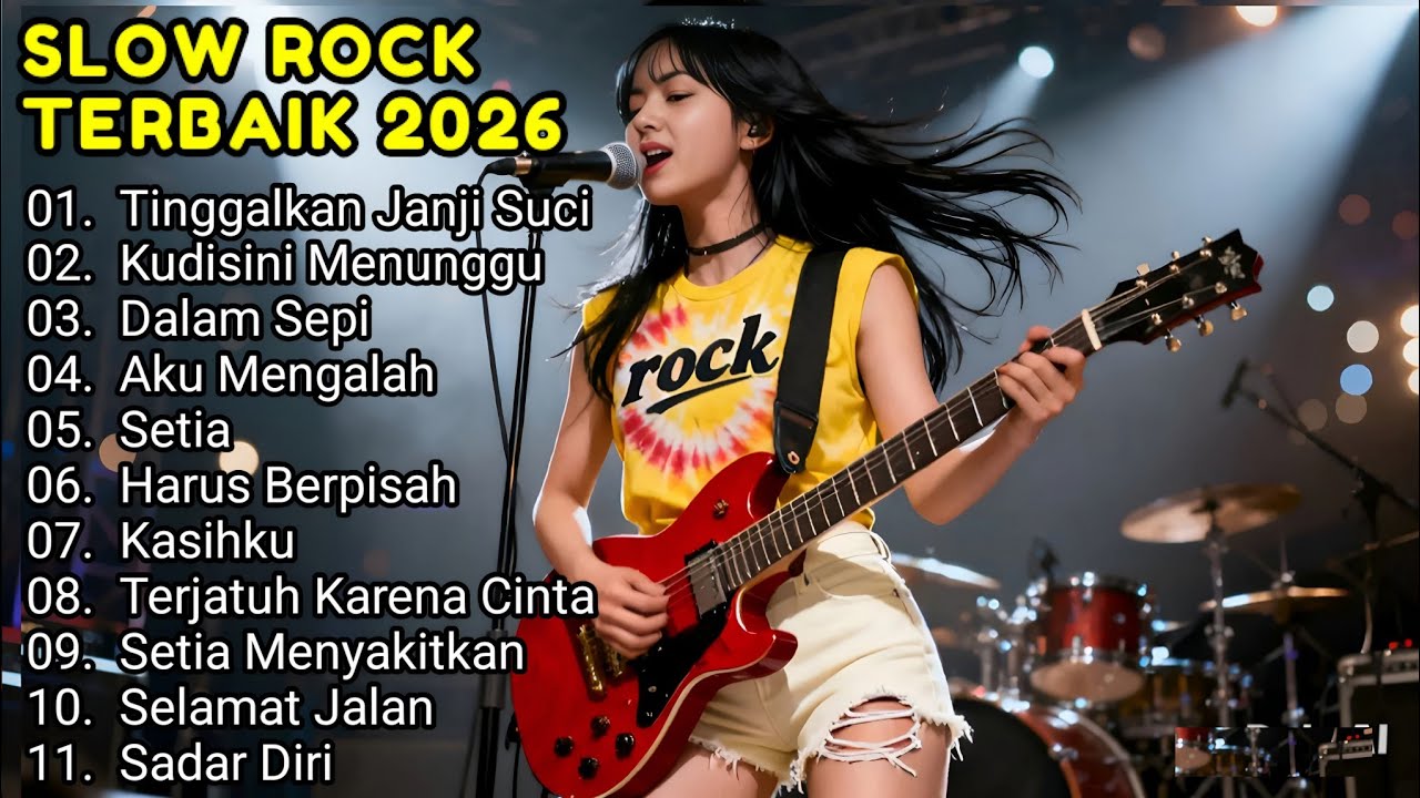 Kumpulan 11 Lagu Slow Rock Melayu Terbaru 🎸Lagu Harus Berpisah Teman Kerja TERBAIK 