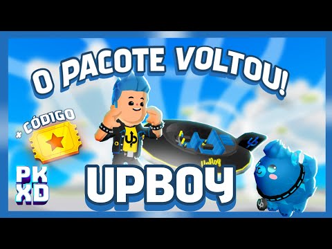 O PACOTE DO UPBOY + CÓDIGO DO PASSE PREMIUM🤩✨️ | LEGALBOLGAMES