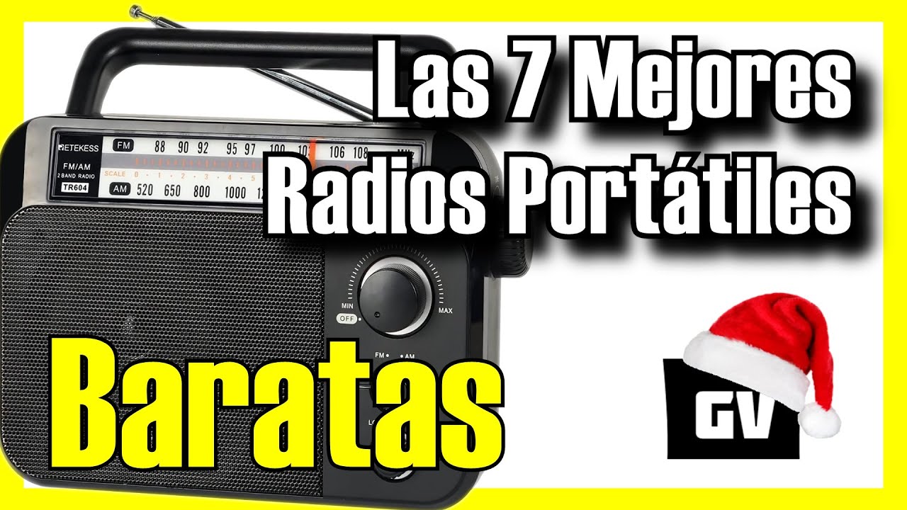 🔥📻 Las 7 MEJORES Radios Portátiles BARATOS de   [2024]✓[Calidad/Precio] Pequeñas / Digitales 