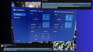 Oplossing om het probleem op te lossen waarbij de L-Connect 3-app van Lian Li na de oktoberupdate...