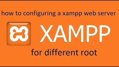 How to configuring a xampp web server for different root directory