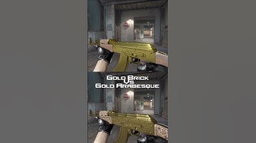 Counter Strike 2 | AK 47 | Gold Arabesque VS Gold Brick #counterstrike