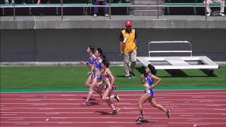 女子100m_決勝2組_第31回南部忠平記念陸上20180708
