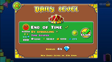 #1258 End of Time (by djskilling) [Geometry Dash]