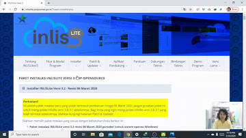 Tutorial Instalasi Inlislite V3
