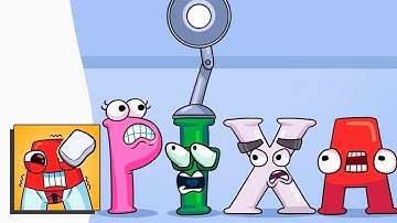 Alphabet DOP Rainbow Friends – Delete Puzzle # 1-16 - Hit games