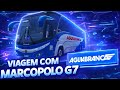 NOVA VIAGEM COM MARCOPOLO G7 COM A SKIN AGUIA BRANCA. World bus driving simulator 🚍🚌🧳
