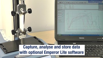 Basic Force Gauge (BFG)  - Product Overview Video - Mecmesin Force Measurement