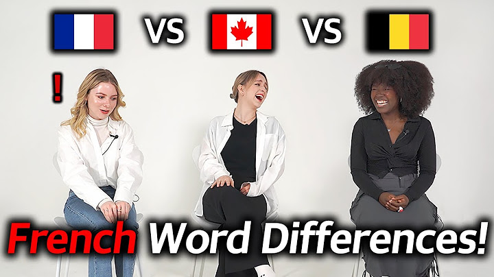 Word Differences Between French Language Countries!! (France, Belgium, Canada)