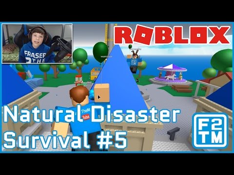 Roblox Natural Disaster Survival 4 Because Surviving Is - roblox disaster hotel w madavoid dylan youtube